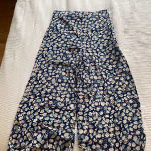 Madewell Cropped Floral Pants